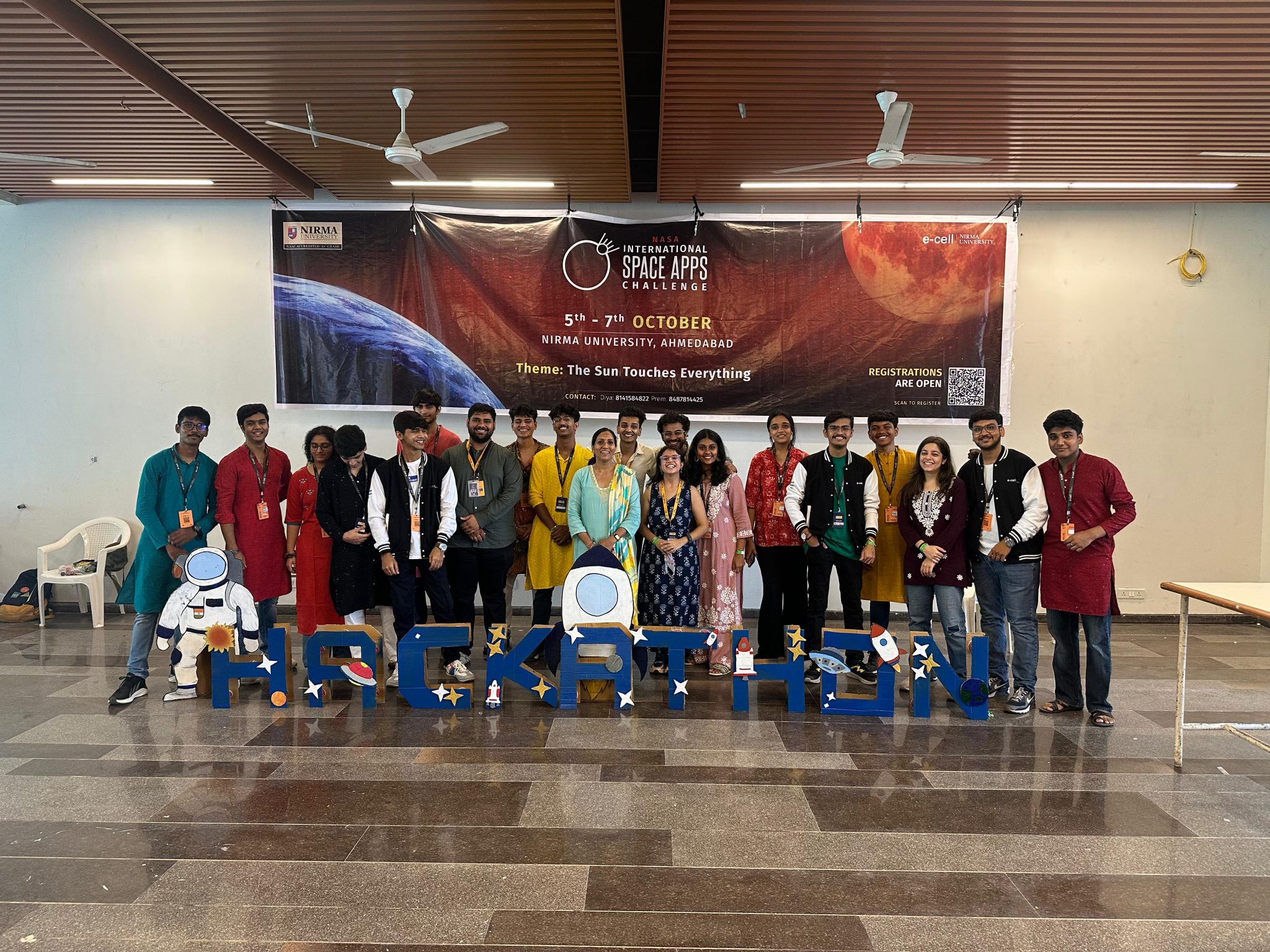 NASA Space Apps Challenge 2024 Concludes Successfully at Nirma