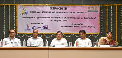 National Seminar on “Challenges & Opportunities in Analytical Characterization of Biosimilars”-2019 (NSPA-2019) on 17th August 2019 supported by SERB-DST and GSBTM