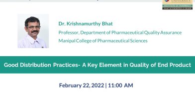 Eminent Expert Lecture Series | February 22, 2022 | Dr. Krishnamurthy Bhat