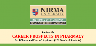 Seminar On Career Prospects in Pharmacy For BPharm and PharmD Aspirants