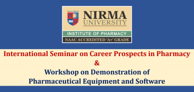 International Seminar on Career Prospects in Pharmacy & Workshop on Demonstration of Pharmaceutical Equipment and Software