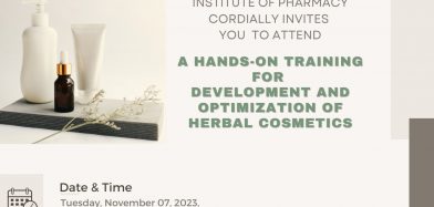 A Hands-On Training for Development and Optimization of Herbal Cosmetics