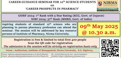 Seminar on “Career Prospects in Pharmacy”
