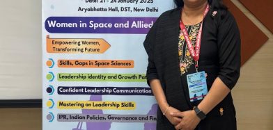 Selected for Space Woman Leadership Workshop by DST and UKIERI at New Delhi