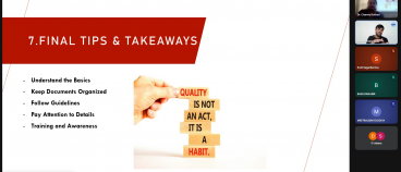 Alumni Lecture “Bridging Quality and Compliance: QMS in Regulatory Dossiers” 