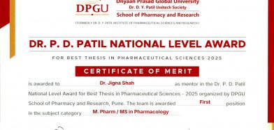 Dr. P. D. Patil National Level Award 2025