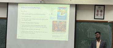 Guest Expert Lecture of Dr. Aditya Teja Guduru