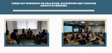 3 Day Workshop on “Valuation, Accounting and Taxation”