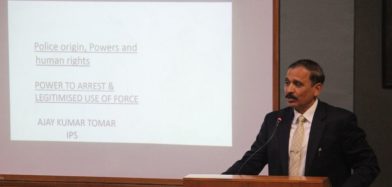 Lecture on “Police and Security Administration” by Mr. Ajay Tomar, IPS