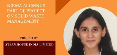 Nirma Alumnus part of Project on Solid Waste Management
