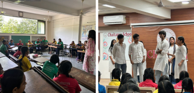 Legal Awareness and outreach visit to Sri Chaitanya School