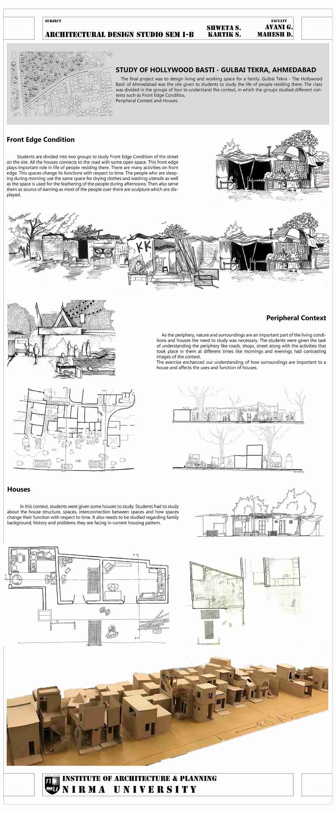 Semester I Institute Of Architecture And Planning Semester I Institute Of Architecture And Planning