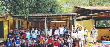Nirma University Students Built Hall for Tribal School in Dharampur