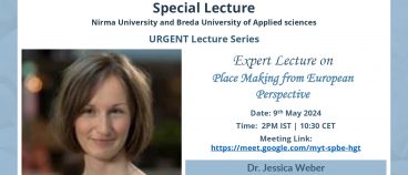 Expert Lecture on  Place Making from European  Perspective