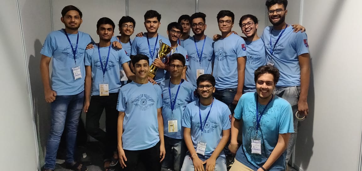 Team Nirma Robocon is first Runner Up at DD Robocon 2019 National contest