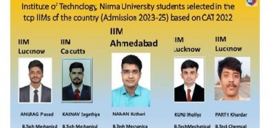 Nirma University students selected in the top IIMs of the country