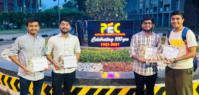 2nd Runners up Position at ASCE Fest 2024 at Punjab Engineering College, Chandigarh