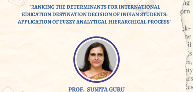 Prof. Sunita Guru - Vichar Vinimay