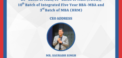 MBA Inaugural Session 2022: CEO Address