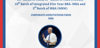 Corporate Expectations from MBA by Mr. Maharana Ray, Vice President (Probiking) Bajaj Auto Ltd, Pune