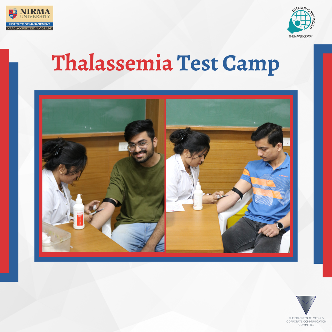 Thalassemia Test Camp was organised by NSS Institute of Management