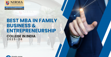 Shape the Future of Legacy and Innovation with an MBA in Family Business & Entrepreneurship at Nirma University – Admissions 2025