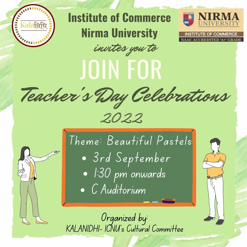 Teachers Day Celebrations 2022 Institute of Commerce