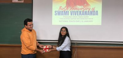Swami Vivekanand Birth Anniversary, known as National Youth Day, celebrated at Institute of Commerce, Nirma University