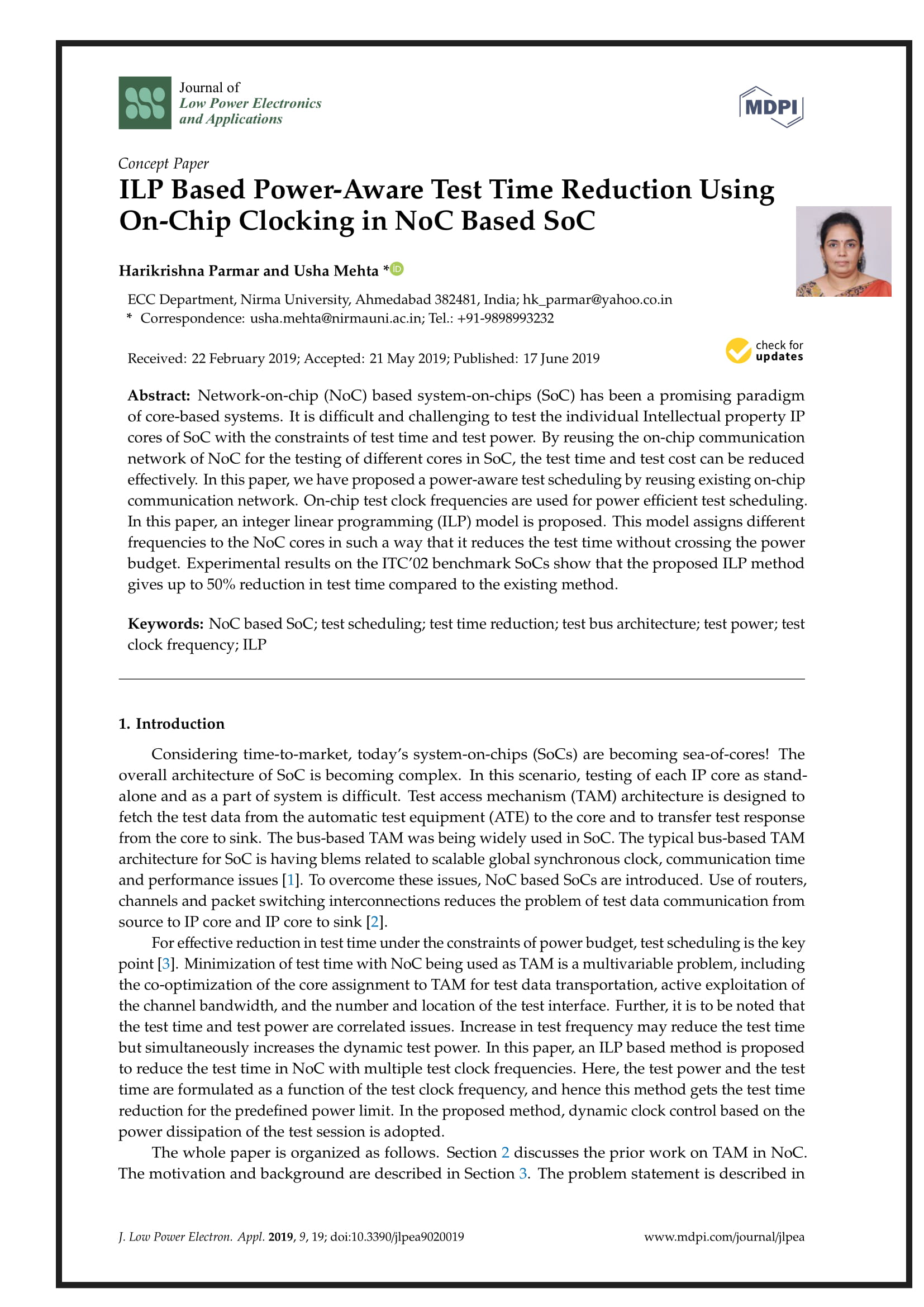 ILP Based Power-Aware Test Time Reduction Using On-Chip Clocking in NoC Based SoC