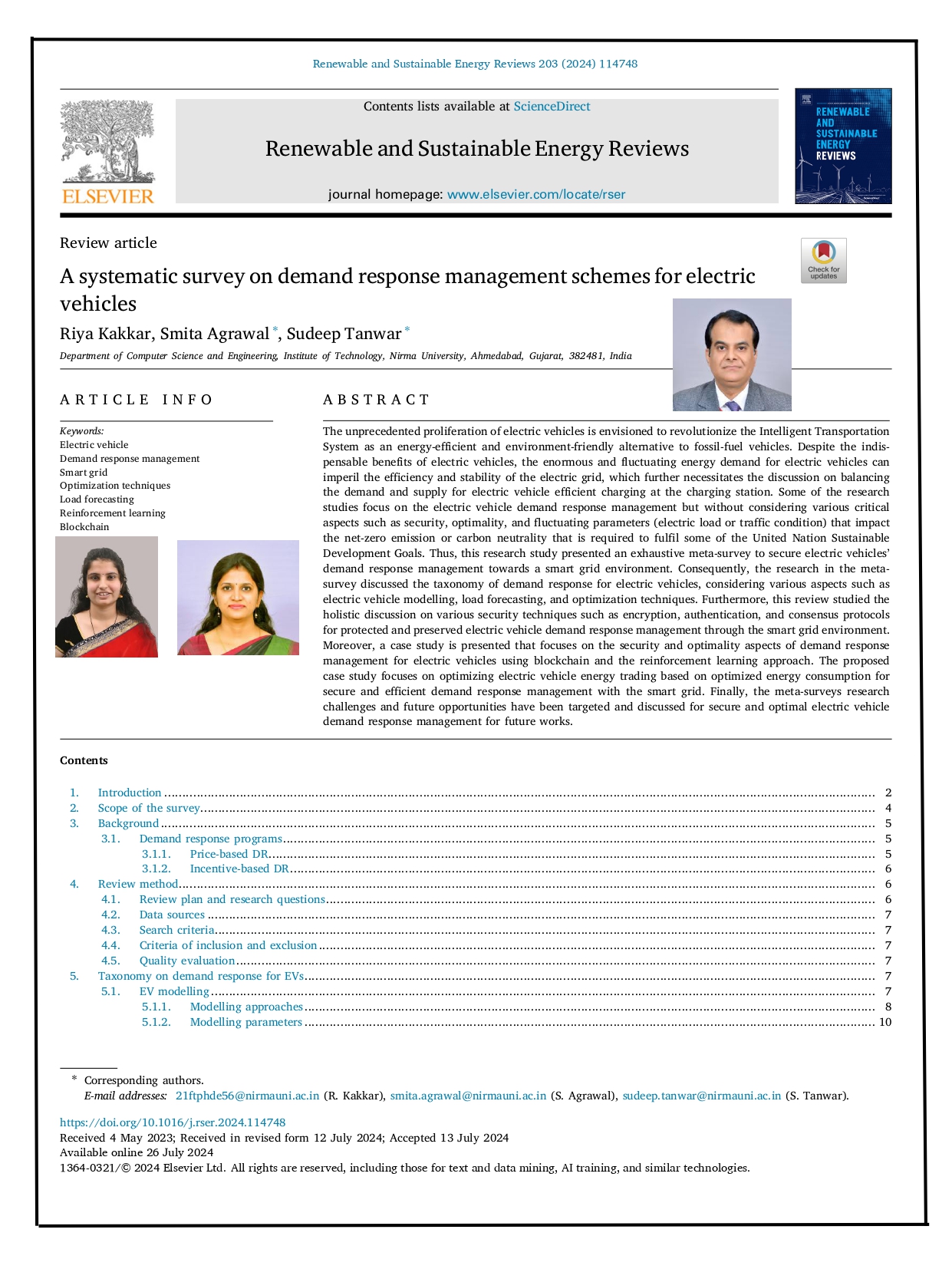 A systematic survey on demand response management schemes for electric vehicles
