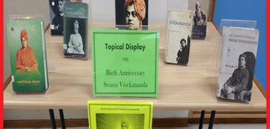 Books Display on Birth Anniversary of Swami Vivekananda @ NU