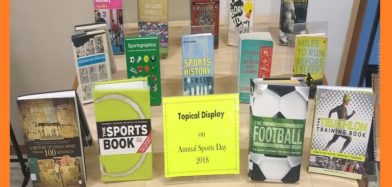 Book Display on Annual Sports Day