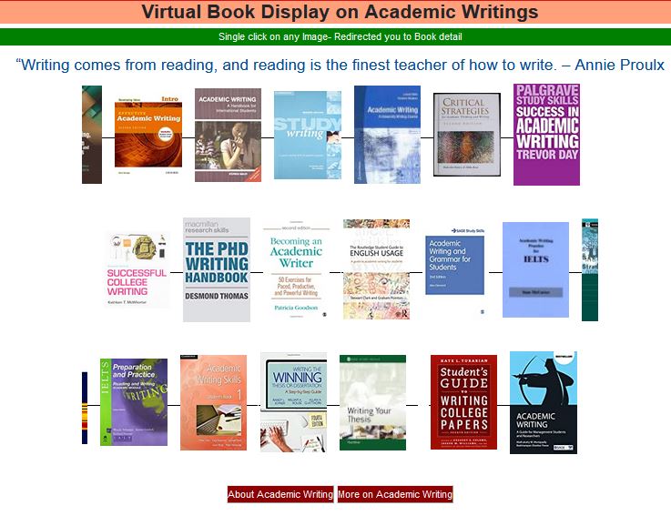 Virtual Book Display