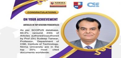 Congratulations Dr. Sudeep Tanwar on your achievement