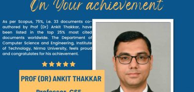 Congratulations Dr. Ankit Thakkar on your achievement