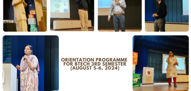 Orientation Program for BTech Sem-III Students