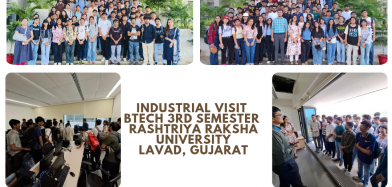 Industrial Visit for B.Tech Semester-III Students to Rashtriya Raksha University