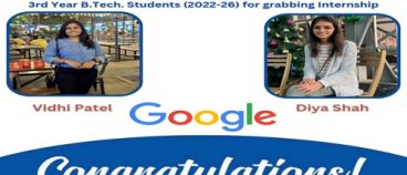 Congratulations to BTech students on securing internship in Google