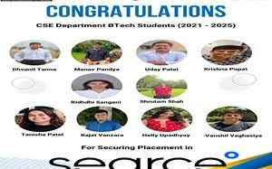 Congratulations to BTech students on securing placement in Searce