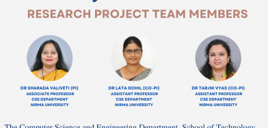 Congratulations to Research Project Team Members