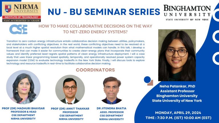 NU – BU Bilateral Seminar Series