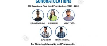 Congratulations to BTech Students on securing Internship and Placement in Deloitte