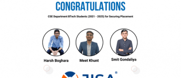 Congratulations to our BTech Students on securing placement in Jisa Softech