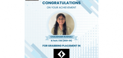 Congratulations to our BTech Students on securing placement in Sapient Codelabs