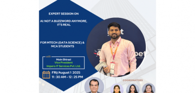 Expert Session on “AI: Not a Buzzword Anymore, It’s Real”