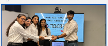 Congratulations to 3rd Year Students for on Securing the Second Runner-up position at Intelli Hack Hackathon