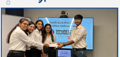 Congratulations to 3rd Year Students for on Securing the Second Runner-up position at Intelli Hack Hackathon
