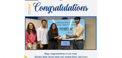 Congratulations to 2nd Year Students on Securing the First Runners-up position at Intelli Hack Hackathon