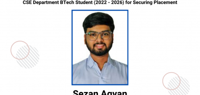 Congratulations to Sezan Agvan on Securing a Placement in QMC