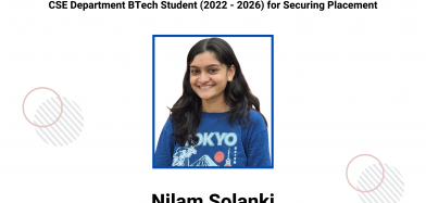 Congratulations to Nilam Solanki (2022-2026) on Securing Placement in Atlassian